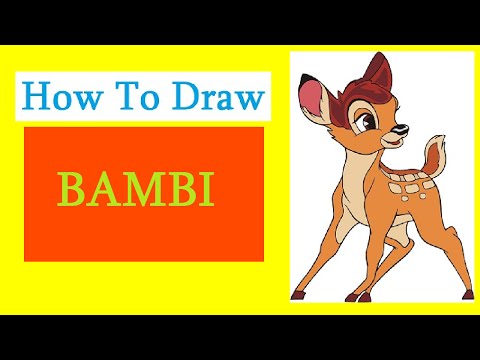 How to Draw a Bambi / Как нарисовать Бэмби