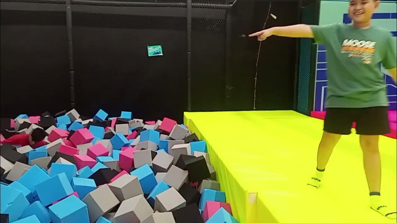 Wii Jump Ultimate Trampoline Park (Ferview Terraces) PART 1 OF FOAM