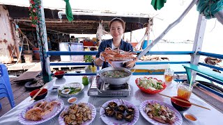 Đại tiệc HẢI SẢN tại HÒN SƠN với nhiều món ngon đặc sản đặc biệt Cá Tai Tượng Biển | SHVLOG #554