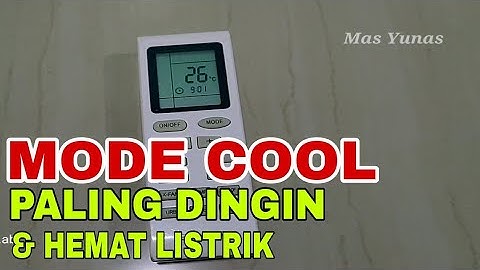 Setting remot AC agar Dingin dan hemat listrik, asli 100% terbukti !