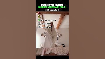 Ranking the Funniest Blanket Dance Fails (Part 2) #shorts #shortvideo