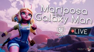 LIVE Game Dev: Mariposa & The Galaxy Man | 3D Platformer in Unreal Engine 4 screenshot 3
