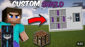 How to Make Custom Shield Easily Minecraft - Tutorial 
