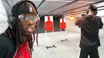 I Took Ray To A Shooting Range!
