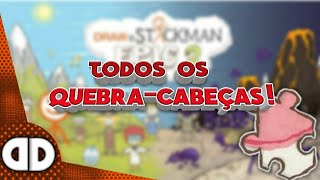 TODOS OS QUEBRA-CABEÇAS! - Draw a Stickman: EPIC 2