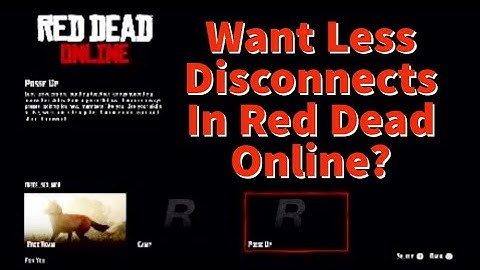 Want Less Disconnects In Red Dead Online? * Try This *
