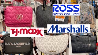 HUGE PURSE SHOPPING AT TJ MAXX & MARSHALLS SHOP WITH ME 2024 | DESIGNER HANDBAGS SHOPPING, NEW FINDS