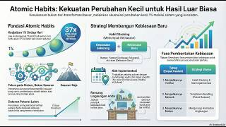 Atomic Habits  by James Clear : Perubahan Kecil, Hasil Luar Biasa. review buku mudah dipahami.