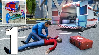 City Ambulance Rescue Emergency Driving | GamePlay Walktrough Part 1 ( Android ) screenshot 2