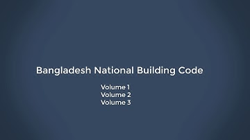 Bangladesh National Building Code- BNBC 2006
