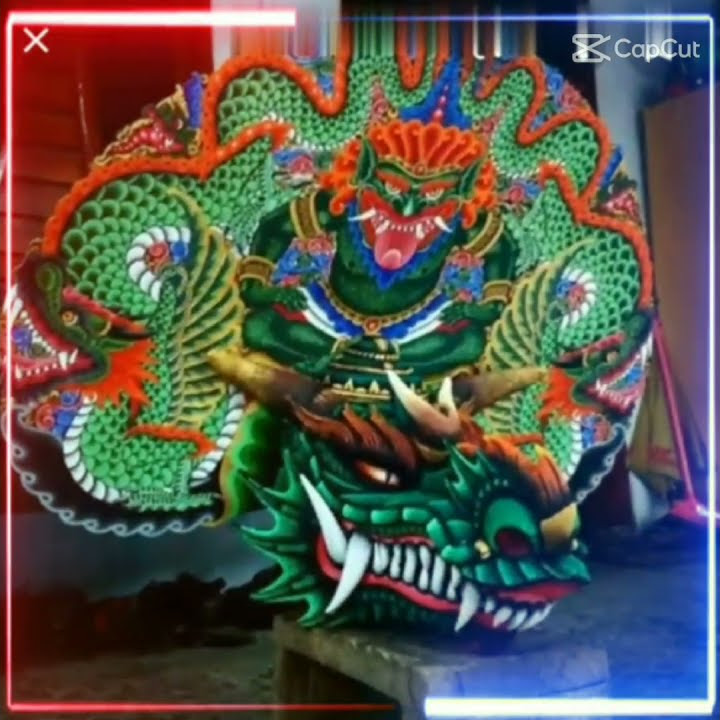 story wa Foto barongan devil 04 detik