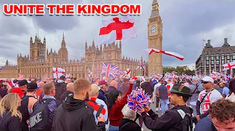 🇬🇧Unite the Kingdom STUNS London🏴󠁧󠁢󠁥󠁮󠁧󠁿MASSIVE Crowds Take Over the City..!