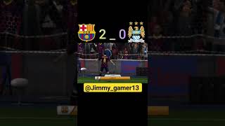 Barcelona VS Manchester city footballyoutubeshorts messi socceryoutubeshortsgaming barcelona