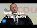 Friedrich Merz zu seiner Kandidatur für den CDU-Vorsitz im tagesthemen-Interview