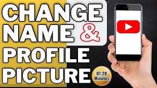 How to Change Your Youtube Name and Profile Picture on Mobile