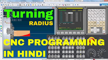 CNC PROGRAMMING IN SWANSOFT fanuc 0it| TURNING CYCLE | RADIUS G02 G03