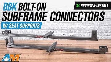 1979-1993 Mustang BBK Bolt-On Subframe Connectors w/ Seat Supports Review & Install