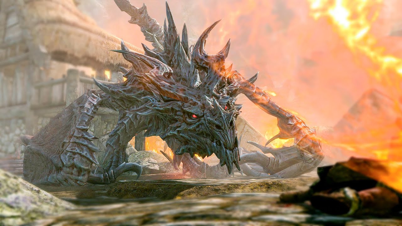 What Happens If You Kill Alduin In Helgen - YouTube