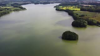 Drohnen Flug Bistensee Schleswig Holstein - drone flight lake Bistensee Germany