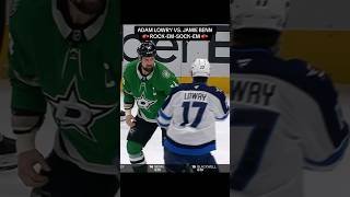 Jamie Benn vs. Adam Lowry Fight