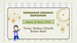 Rangkuman Ceramah Ramadhan 12 Maret 2024 | Ringkasan Ceramah Mutiara Hati SCTV