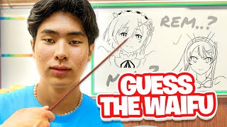 GUESS THE WAIFU: SCHOOL EDITION (w/ @hanjustin)