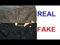 Real vs Fake Dolce & Gabbana jeans. How to spot fake D&G