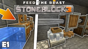 Creating with Create! | FTB StoneBlock 3 - EP1