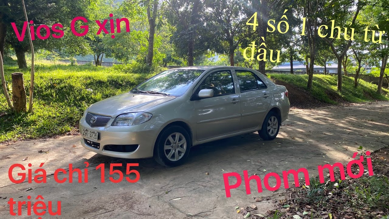 Sốc Toyota vios G xịn phom mới giá chỉ 155 triệu 1 chủ từ đầu không ...