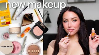 ulta & sephora TRY ON HAUL / pink powder trend, whipped skin tint, CANDLE, milani cream bronzer...