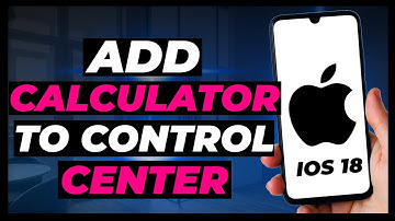 How to Add Calculator to Control Center on iPhone - iOS 18