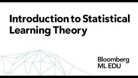 3. Introduction to Statistical Learning Theory