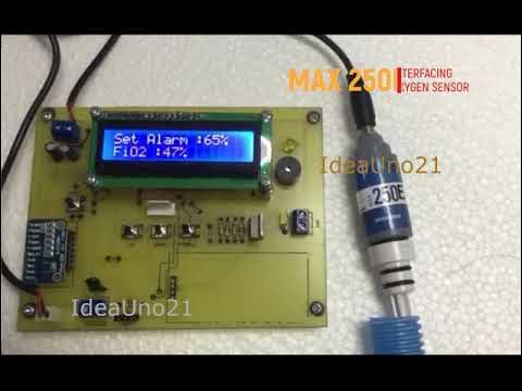 Arduino Oxygen Sensor | Max-250e |oksigen sensor arduino |arduino ...