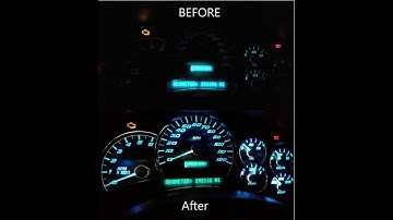 How to replace LED bulbs in 2003 - 2007 GM full size gauge cluster