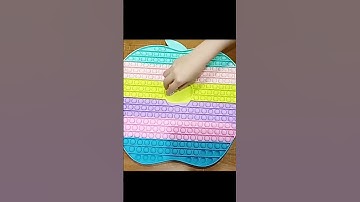 Apple Pop It/ super big size pop It/Push Bubble/Table board games/Fidget toys #shorts