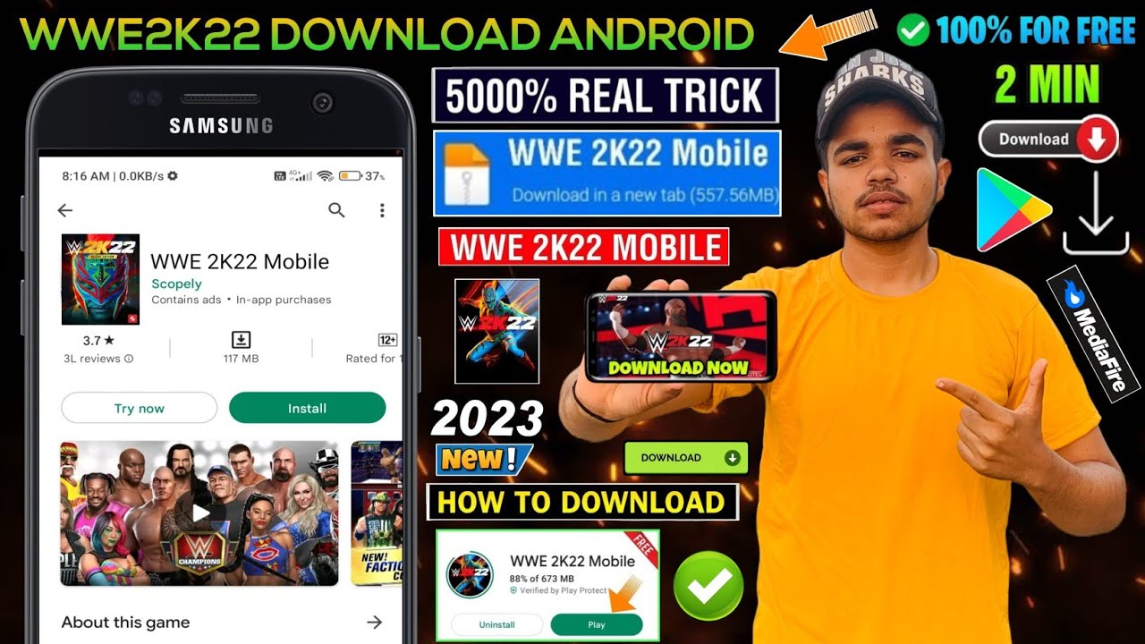 how to download wwe2k22 apk｜TikTok Search