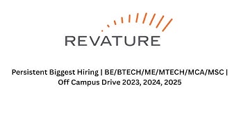 Persistent Biggest Hiring | BE/BTECH/ME/MTECH/MCA/MSC | Off Campus Drive 2023, 2024, 2025