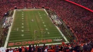 Broncos vs Patrios AFC Championship game last 8minutes of the game