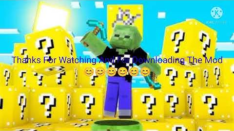 Minecraft But The Entire World Is Fully Fill With Lucky Block Mod For Fabric 1.17.1