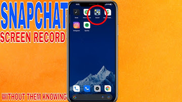 ✅ How To Screen Record On Snapchat Without Them Knowing 🔴