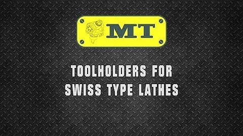 MT Adjustable Angle Toolholder for Swiss Type Lathe