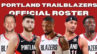 Portland Trail Blazers Roster 2021-2022 NBA Season 