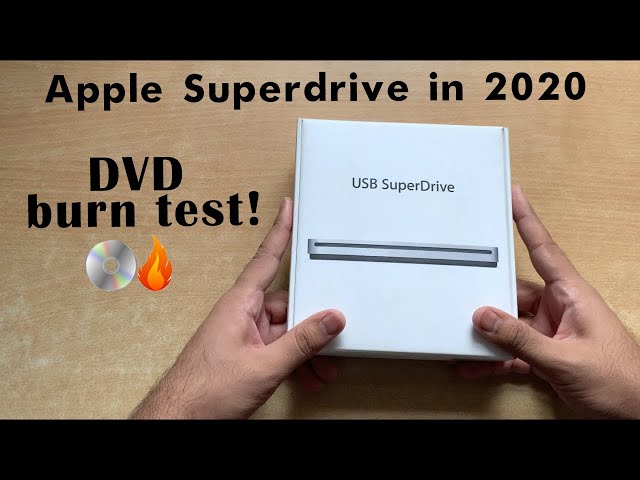 Apple USB SuperDrive in 2020 || Unboxing and Burning a Disk with