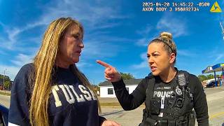 Entitled Woman Turns a Simple Traffic Stop Into a Full-Blown Meltdown