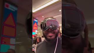 T Pain with the Apple Vision Pros