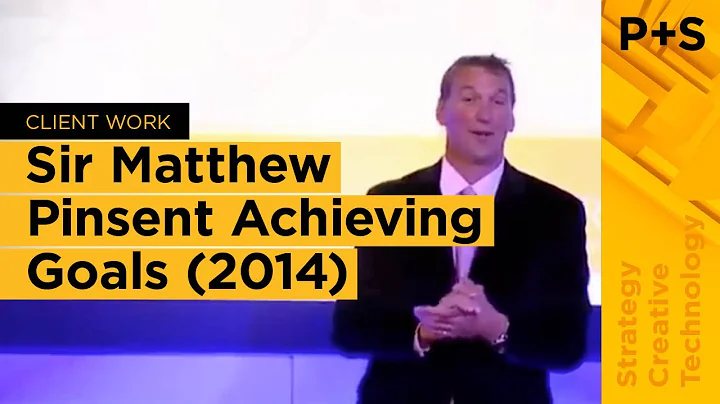 Olympian Sir Matthew Pinsent: Rathbones - Achieving Goals