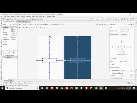 Constrain layout pada Android Studio - YouTube