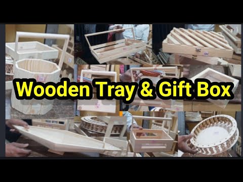 Wooden Gift Items Wholesale Market In Kolkata||Dryfruit Tray, Chocolate Tray,Gift Box, Wooden