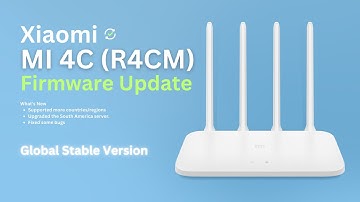 Xiaomi MI Router 4C (R4CM) Firmware Update