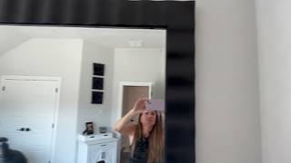 Large Wall Mirror, Wavy & Beveled